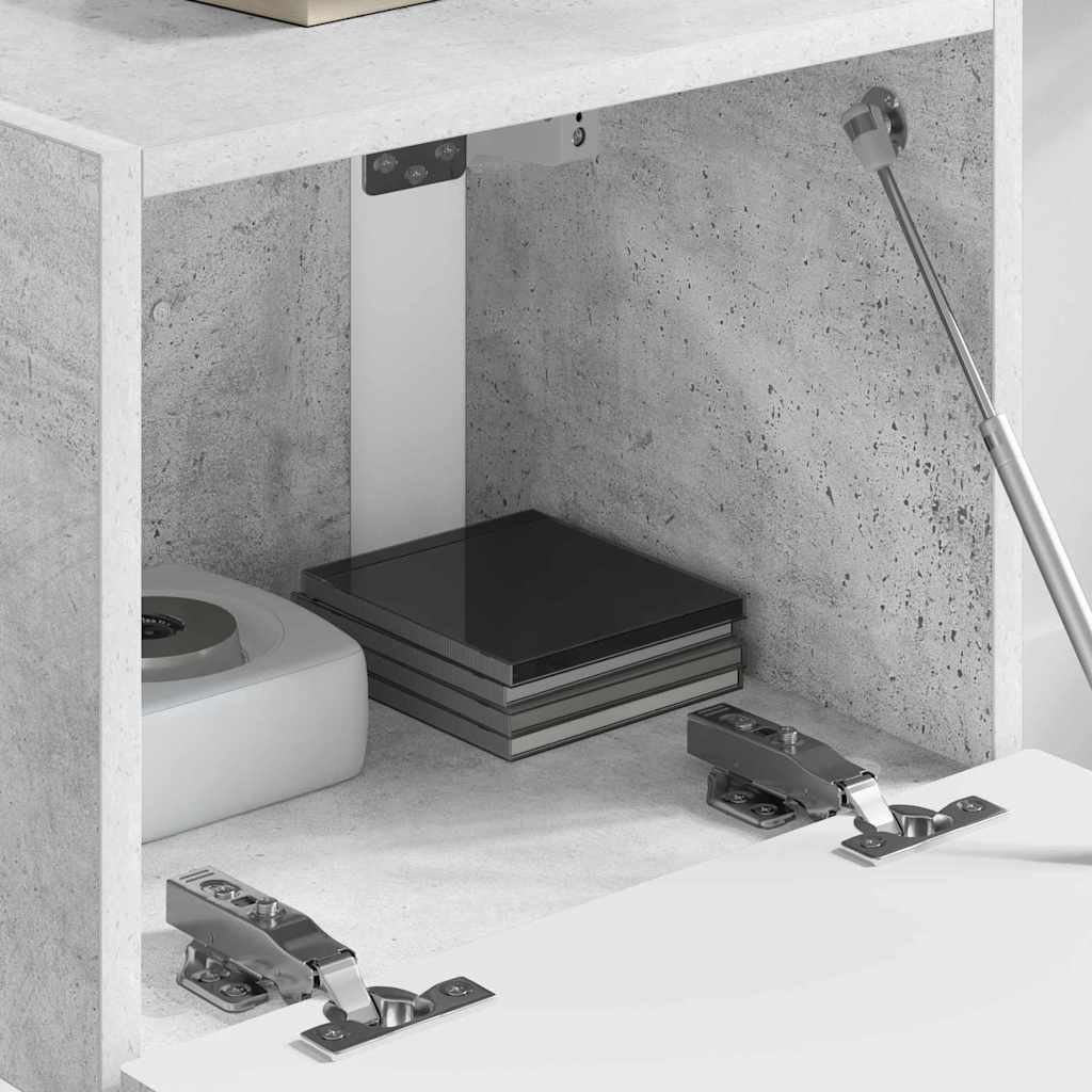 vidaXL TV-Wandschrank Beton 60 x 31 x 29,5 cm Holzwerkstoff