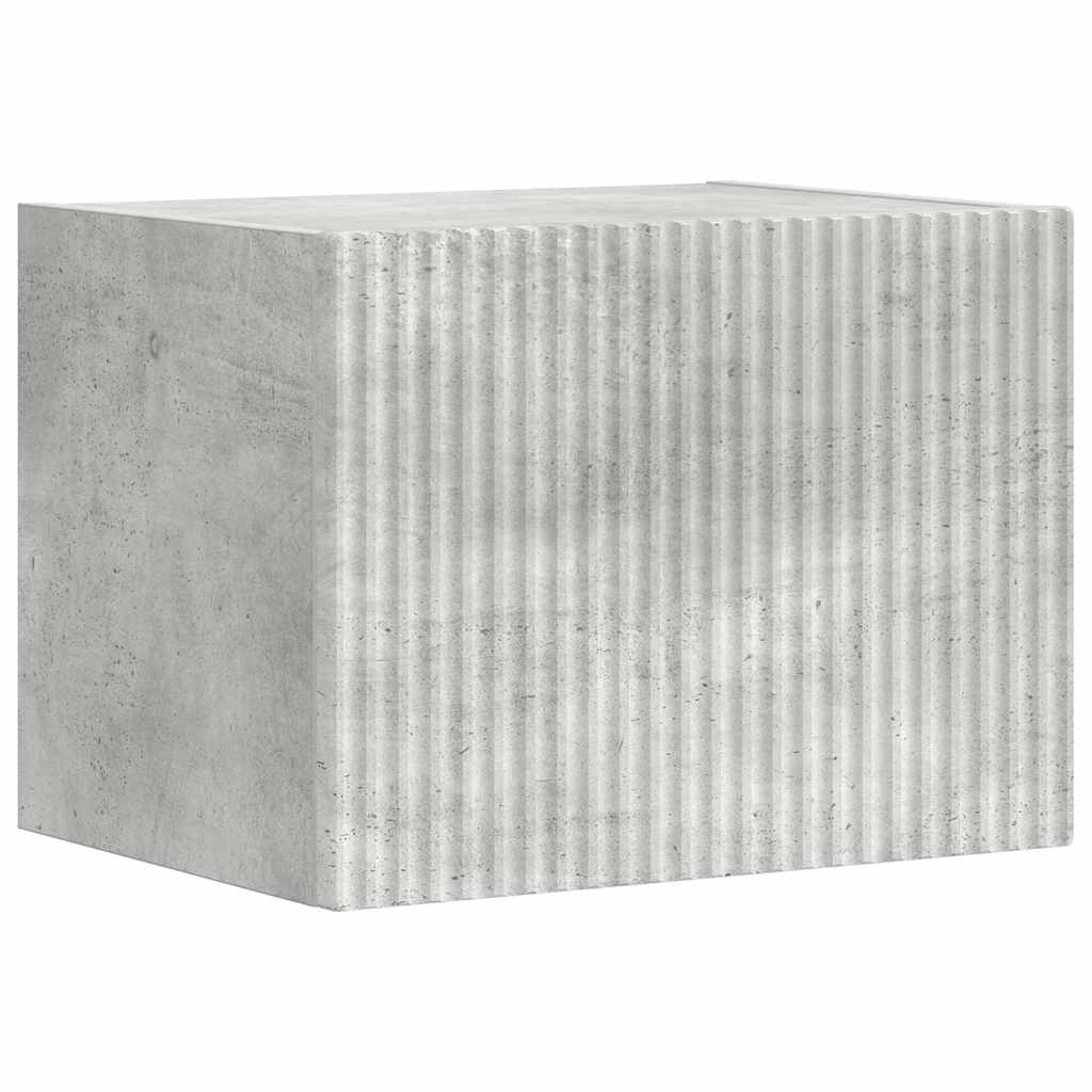 vidaXL TV-Wandschrank Beton 60 x 31 x 29,5 cm Holzwerkstoff