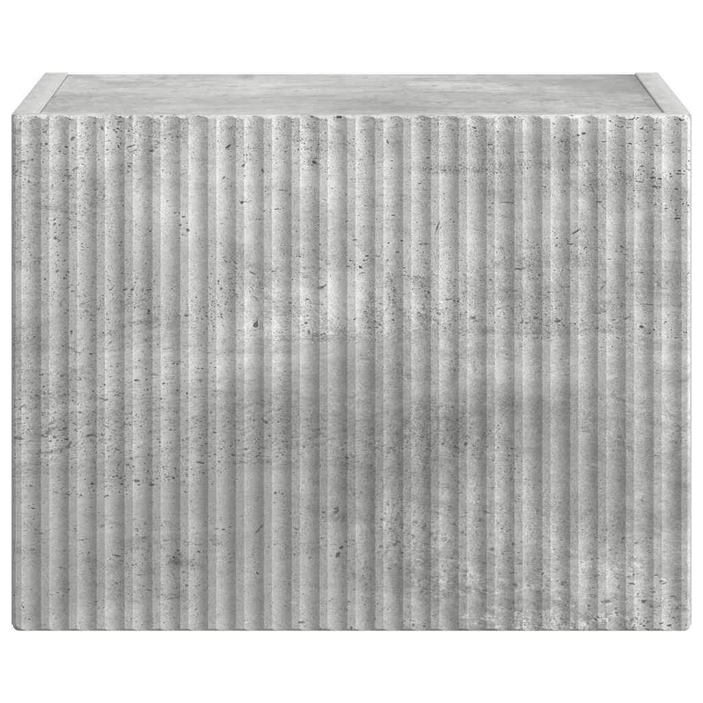 vidaXL TV-Wandschrank Beton 60 x 31 x 29,5 cm Holzwerkstoff