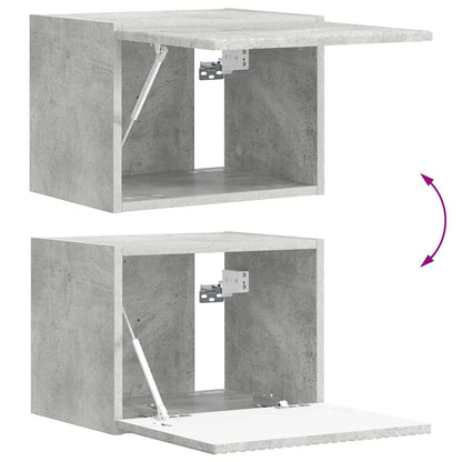 vidaXL TV-Wandschrank Beton 60 x 31 x 29,5 cm Holzwerkstoff