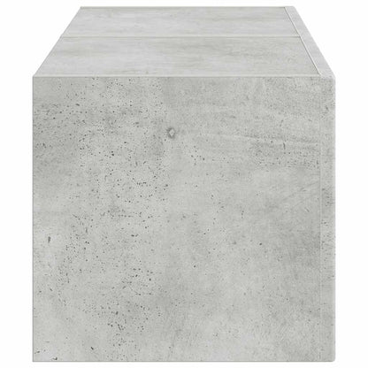 vidaXL TV-Wandschrank 2 pcs Beton 60 x 31 x 29,5 cm Holzwerkstoff