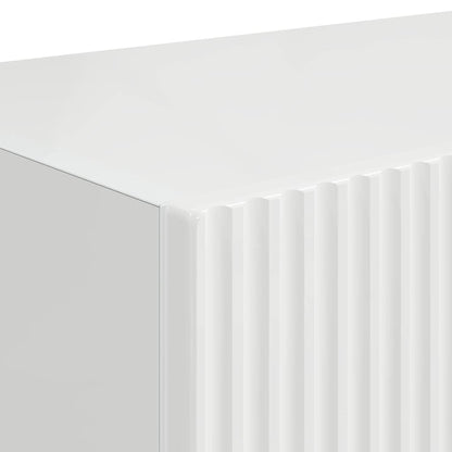 TV-Wandschrank 2 pcs Glänzend Weiß 60 x 31 x 29,5 cm