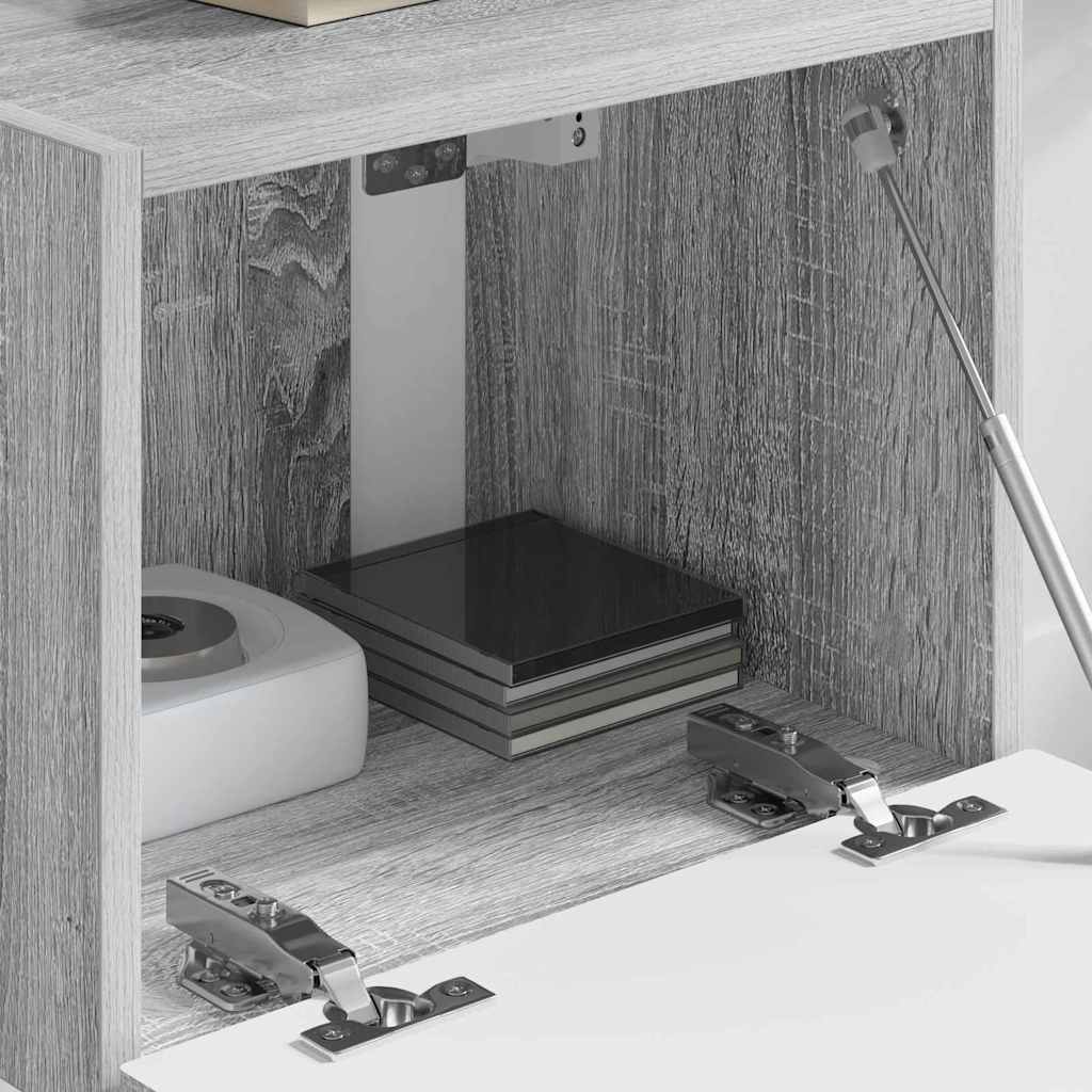 Meuble TV mural vidaXL Sonoma gris 60 x 31 x 29,5 cm en bois d'ingénierie