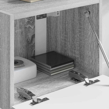 Meuble TV mural vidaXL Sonoma gris 60 x 31 x 29,5 cm en bois d'ingénierie