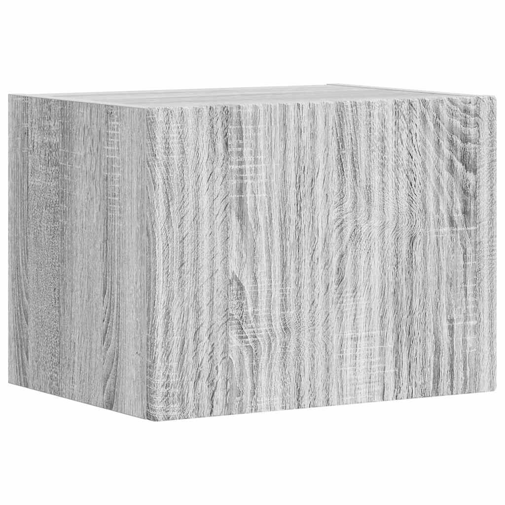 Meuble TV mural vidaXL Sonoma gris 60 x 31 x 29,5 cm en bois d'ingénierie