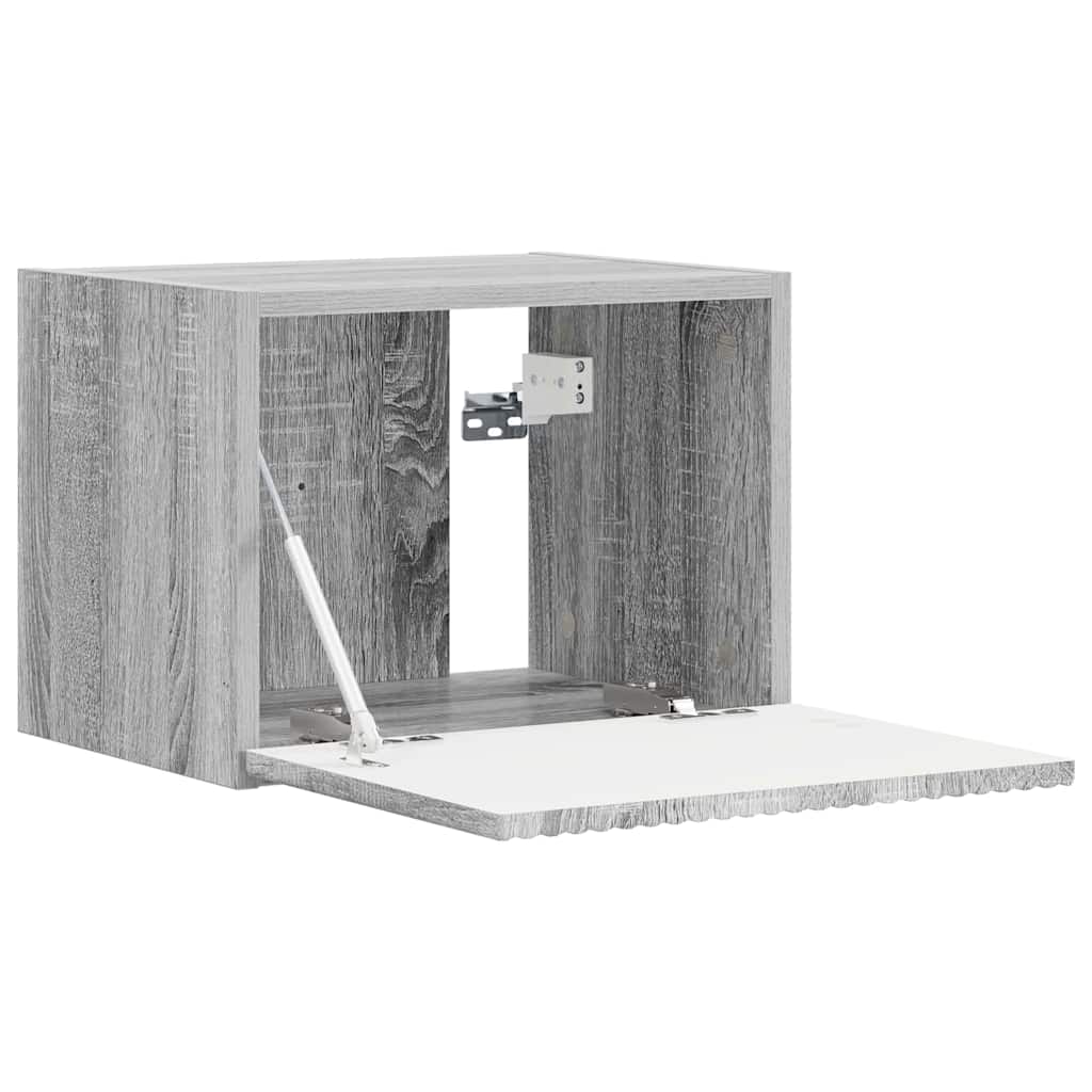 Meuble TV mural vidaXL Sonoma gris 60 x 31 x 29,5 cm en bois d'ingénierie