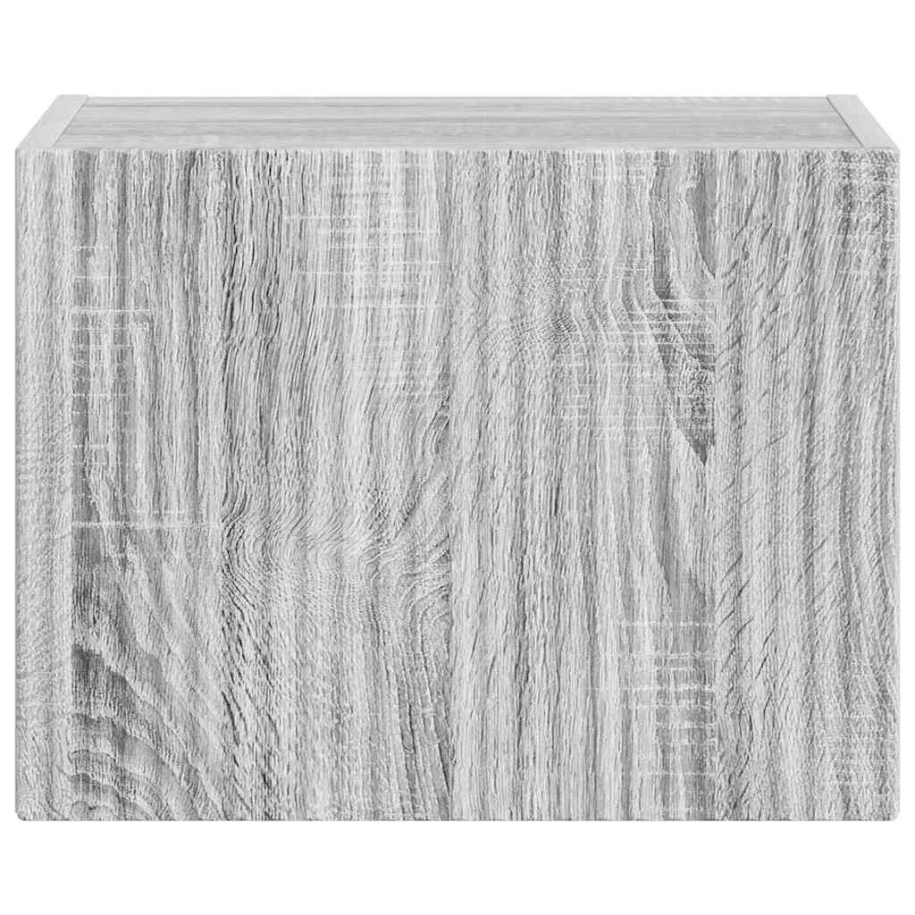 Meuble TV mural vidaXL Sonoma gris 60 x 31 x 29,5 cm en bois d'ingénierie