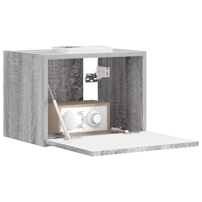 Meuble TV mural vidaXL Sonoma gris 60 x 31 x 29,5 cm en bois d'ingénierie