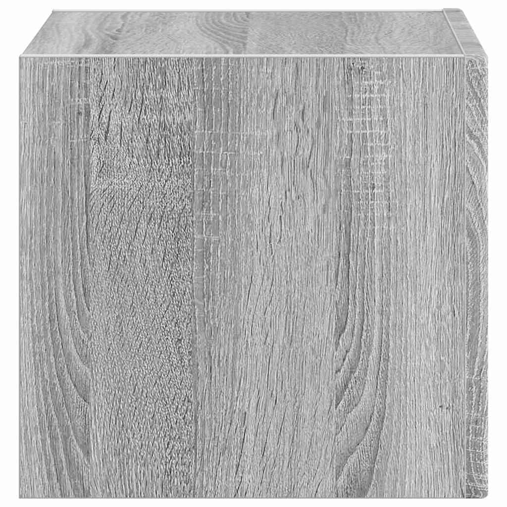 Meuble TV mural vidaXL Sonoma gris 60 x 31 x 29,5 cm en bois d'ingénierie