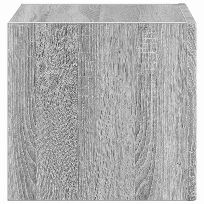 Meuble TV mural vidaXL Sonoma gris 60 x 31 x 29,5 cm en bois d'ingénierie
