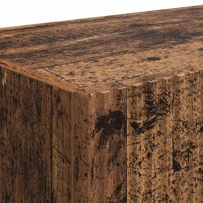 vidaXL Meuble TV mural en bois de récupération 60 x 31 x 29,5 cm Bois d'ingénierie
