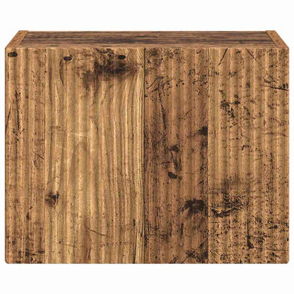 vidaXL Meuble TV mural en bois de récupération 60 x 31 x 29,5 cm Bois d'ingénierie