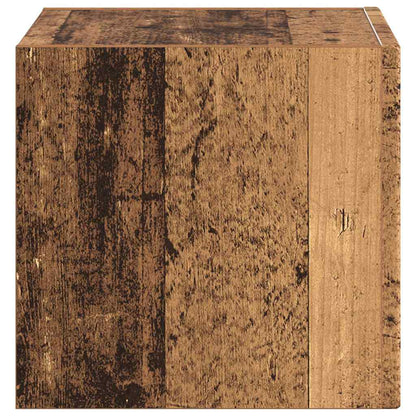 vidaXL Meuble TV mural en bois de récupération 60 x 31 x 29,5 cm Bois d'ingénierie