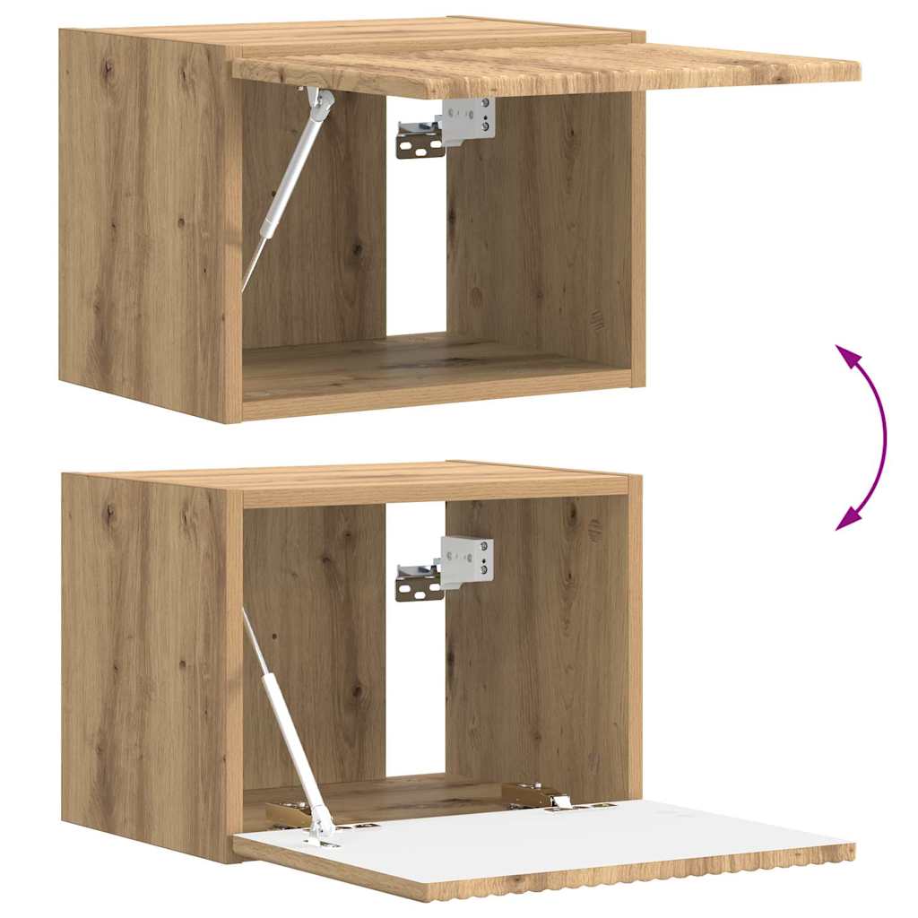 vidaXL TV-Wandschrank Kunsthandwerk Eiche 60 x 31 x 29,5 cm