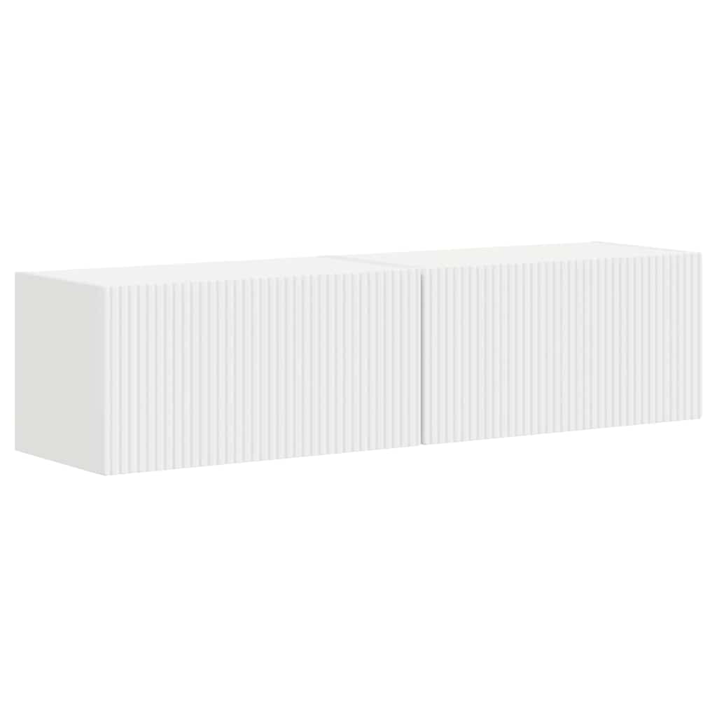 vidaXL TV-Wandschrank 2 pcs Weiß 60 x 31 x 29,5 cm Holzwerkstoff