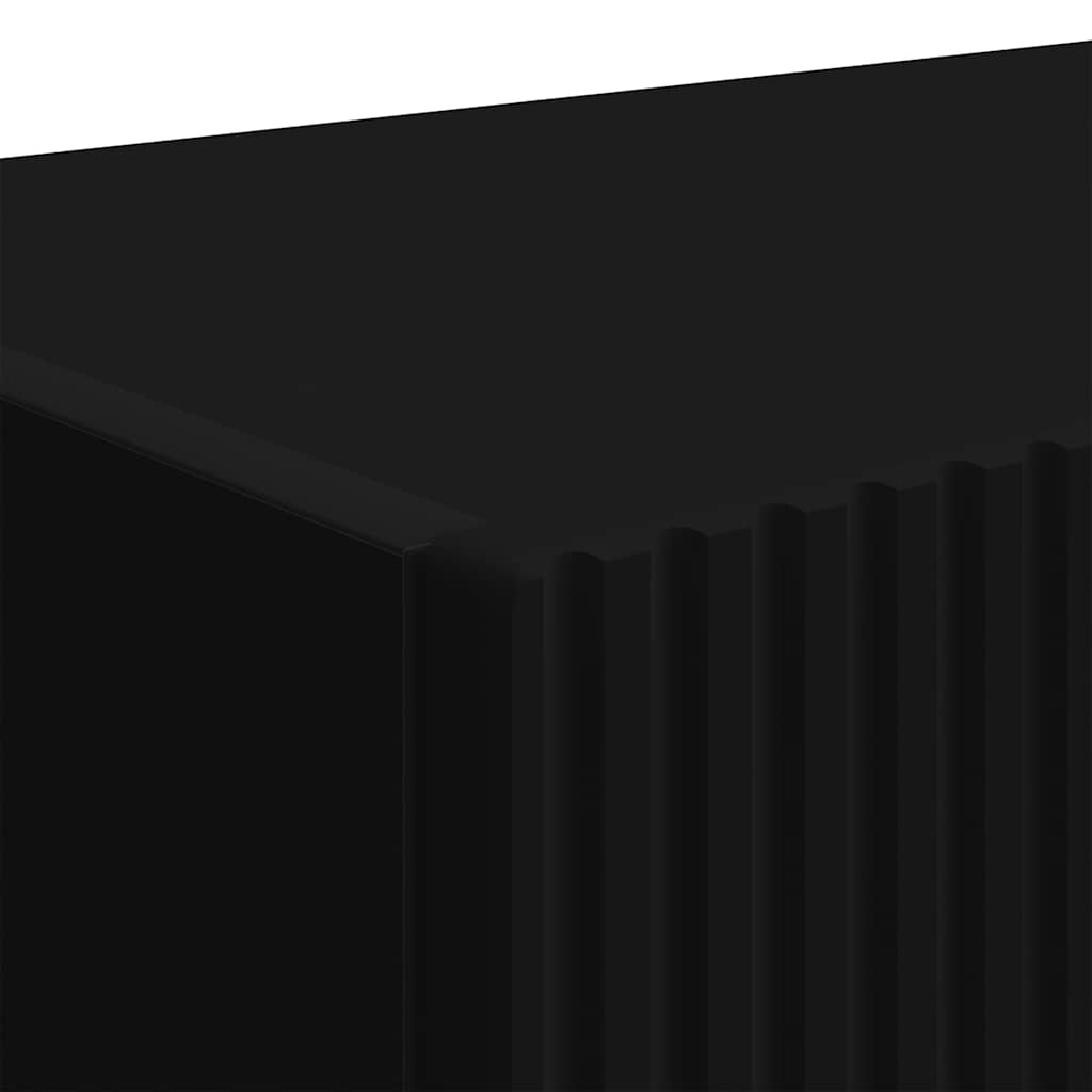 vidaXL TV-Wandschrank Schwarz 60 x 31 x 29,5 cm Holzwerkstoff