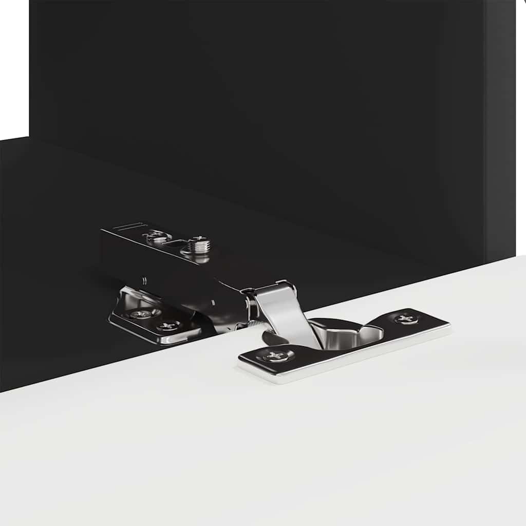 vidaXL TV-Wandschrank Schwarz 60 x 31 x 29,5 cm Holzwerkstoff