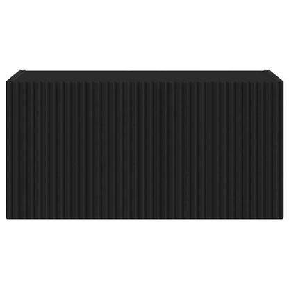 vidaXL TV-Wandschrank Schwarz 60 x 31 x 29,5 cm Holzwerkstoff