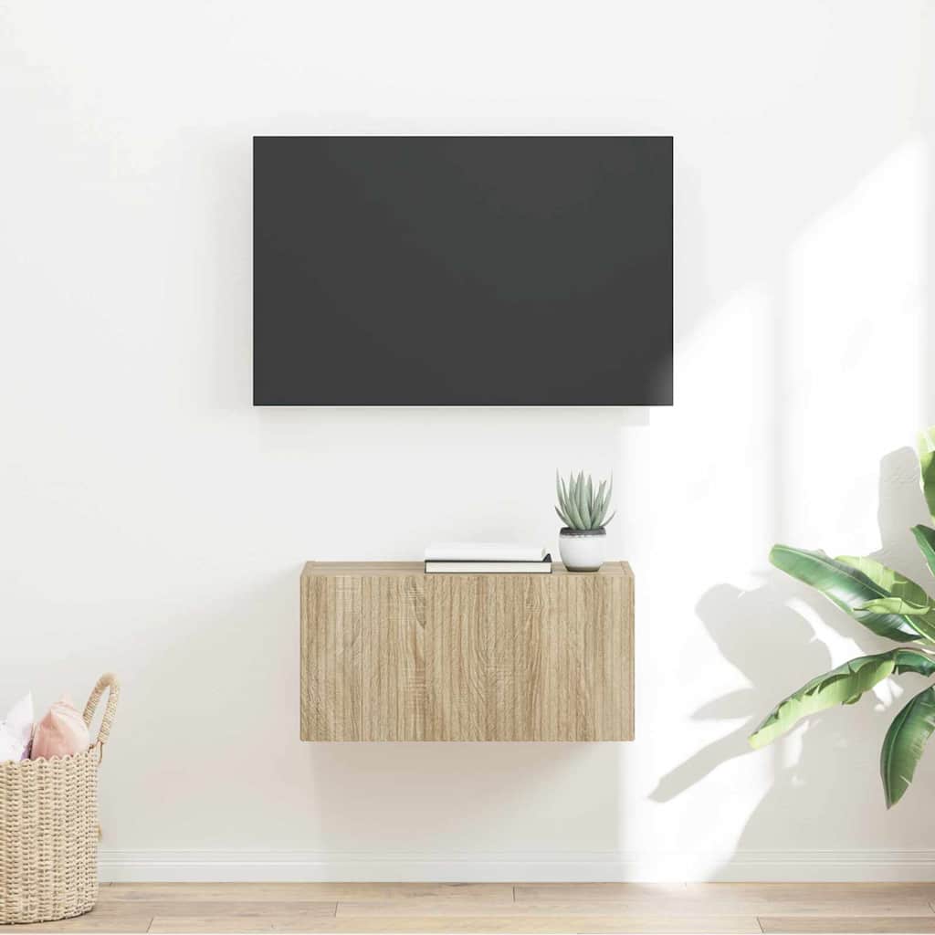 vidaXL Meuble TV mural Sonoma 60 x 31 x 29,5 cm Bois d'ingénierie