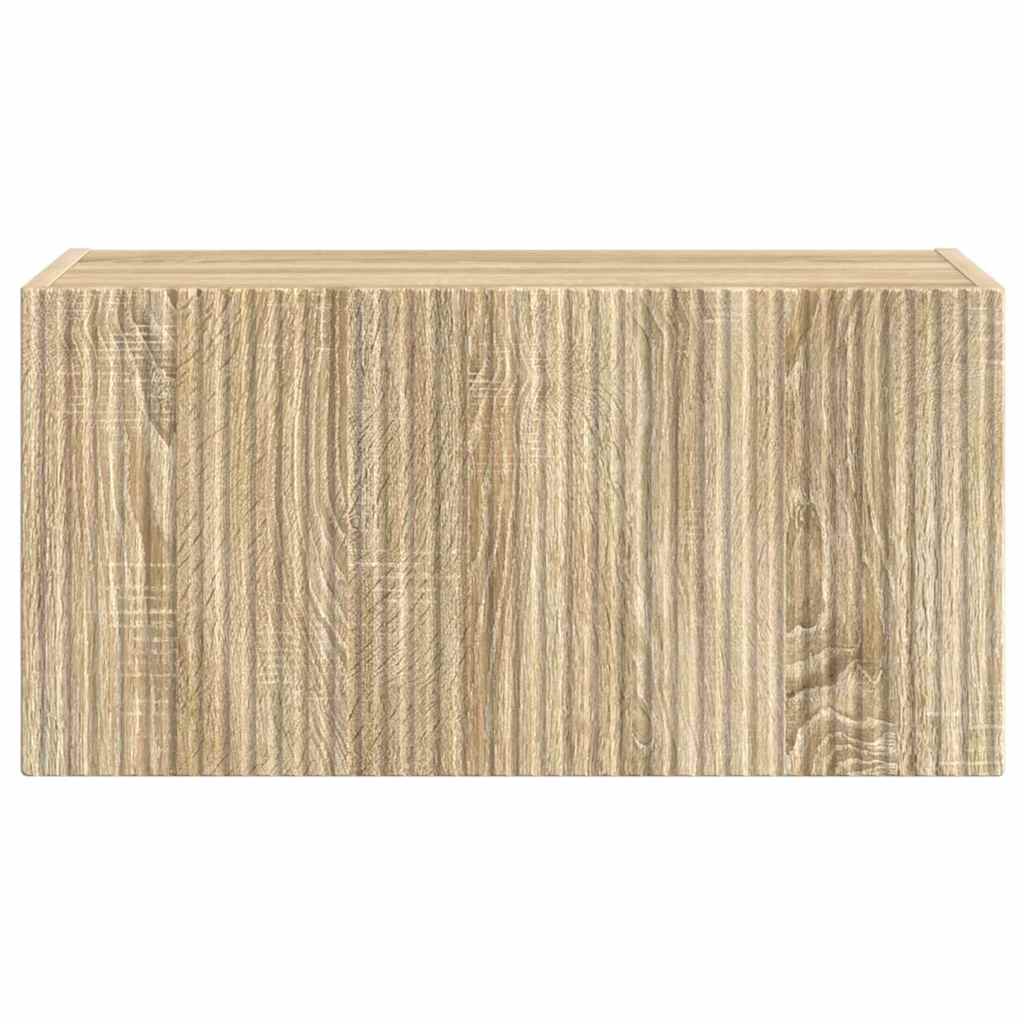 vidaXL Meuble TV mural Sonoma 60 x 31 x 29,5 cm Bois d'ingénierie