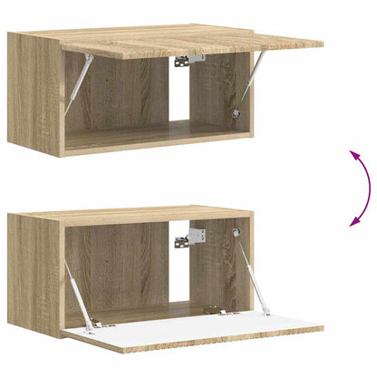 vidaXL Meuble TV mural Sonoma 60 x 31 x 29,5 cm Bois d'ingénierie