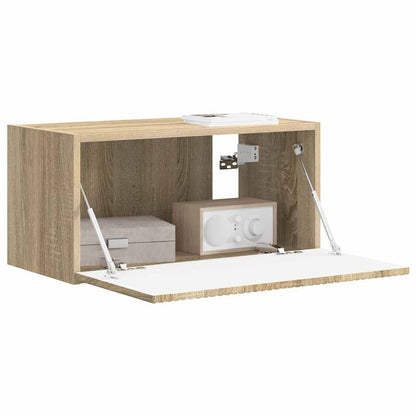 vidaXL Meuble TV mural Sonoma 60 x 31 x 29,5 cm Bois d'ingénierie