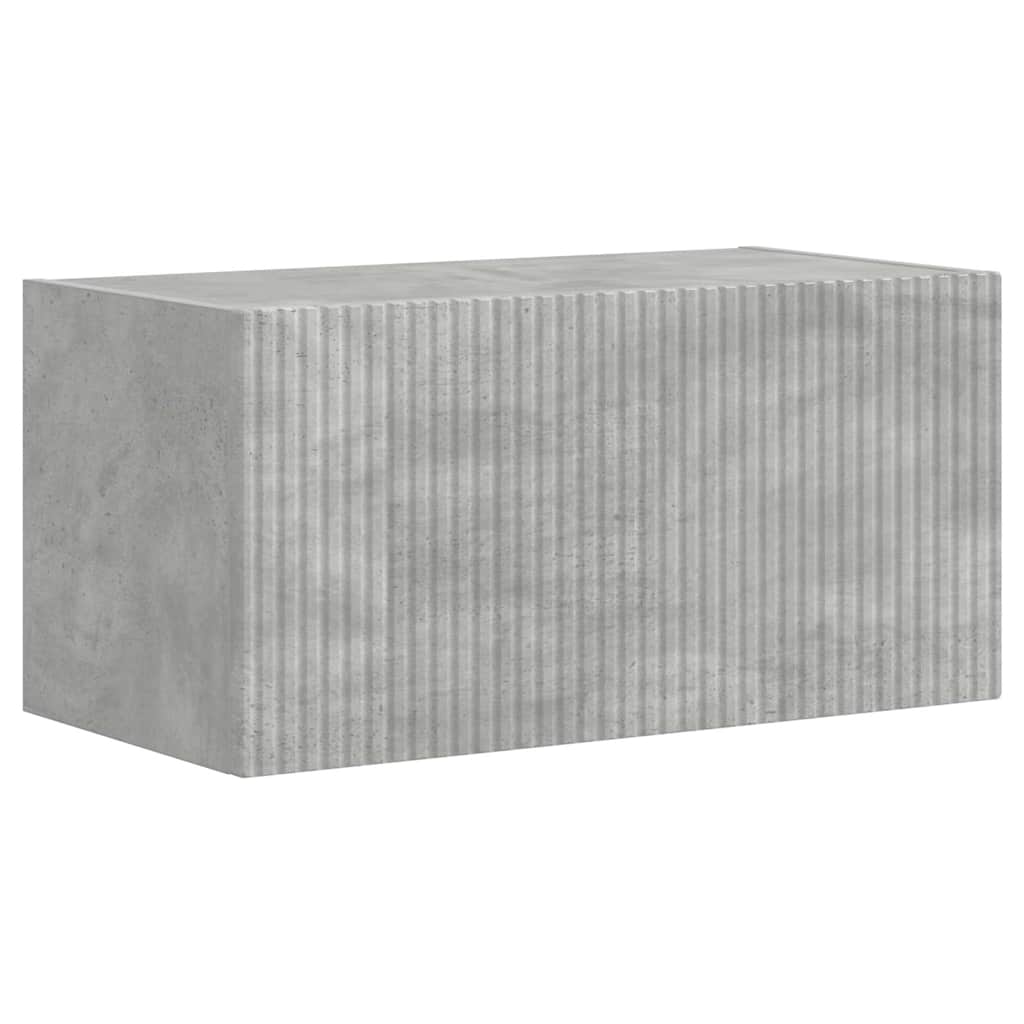 vidaXL TV-Wandschrank Beton 60 x 31 x 29,5 cm Holzwerkstoff