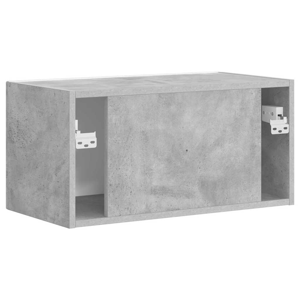 vidaXL TV-Wandschrank Beton 60 x 31 x 29,5 cm Holzwerkstoff