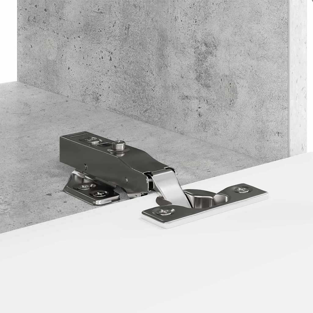 vidaXL TV-Wandschrank 2 pcs Beton 60 x 31 x 29,5 cm Holzwerkstoff