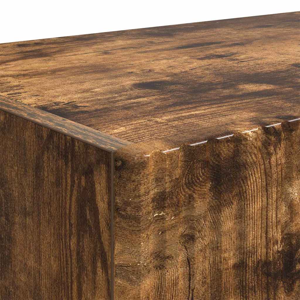 TV-Wandschrank Wandmontiert Geräucherte Eiche 60 x 31 x 29,5 cm