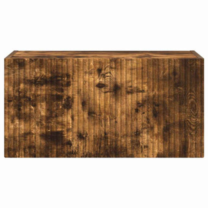 TV-Wandschrank Wandmontiert Geräucherte Eiche 60 x 31 x 29,5 cm