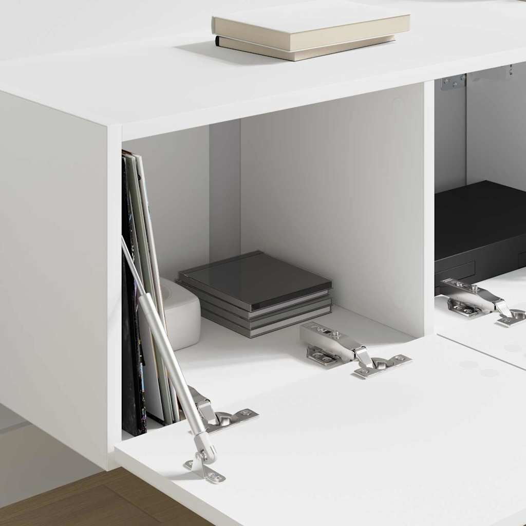 vidaXL TV-Wandschrank Weiß 60 x 31 x 29,5 cm Holzwerkstoff