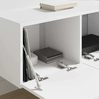 vidaXL TV-Wandschrank Weiß 60 x 31 x 29,5 cm Holzwerkstoff