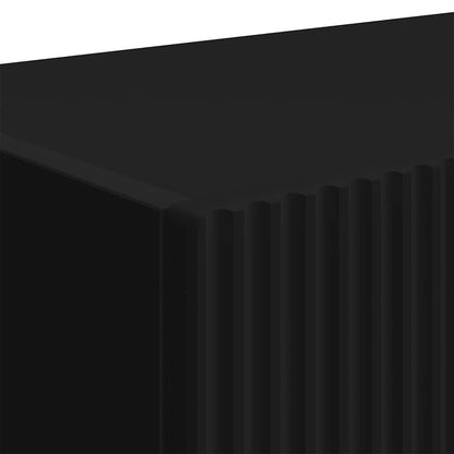 vidaXL TV-Wandschrank Schwarz 60 x 31 x 29,5 cm Holzwerkstoff