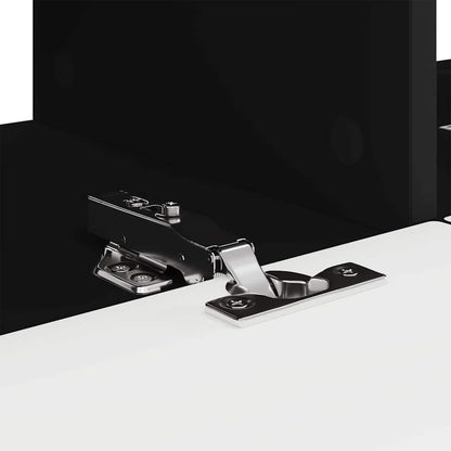 vidaXL TV-Wandschrank 2 pcs Schwarz 60 x 31 x 29,5 cm Holzwerkstoff