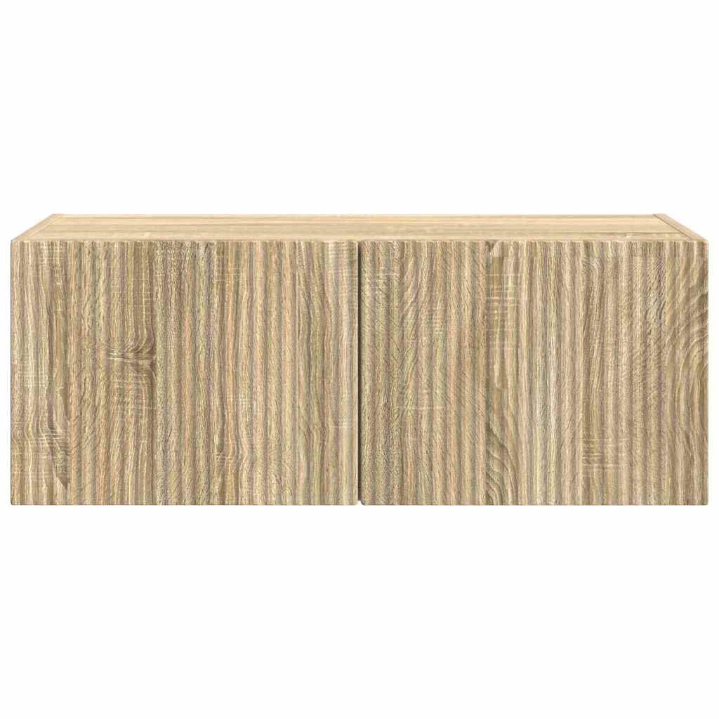 vidaXL TV-Wandschrank Sonoma 60 x 31 x 29,5 cm Holzwerkstoff