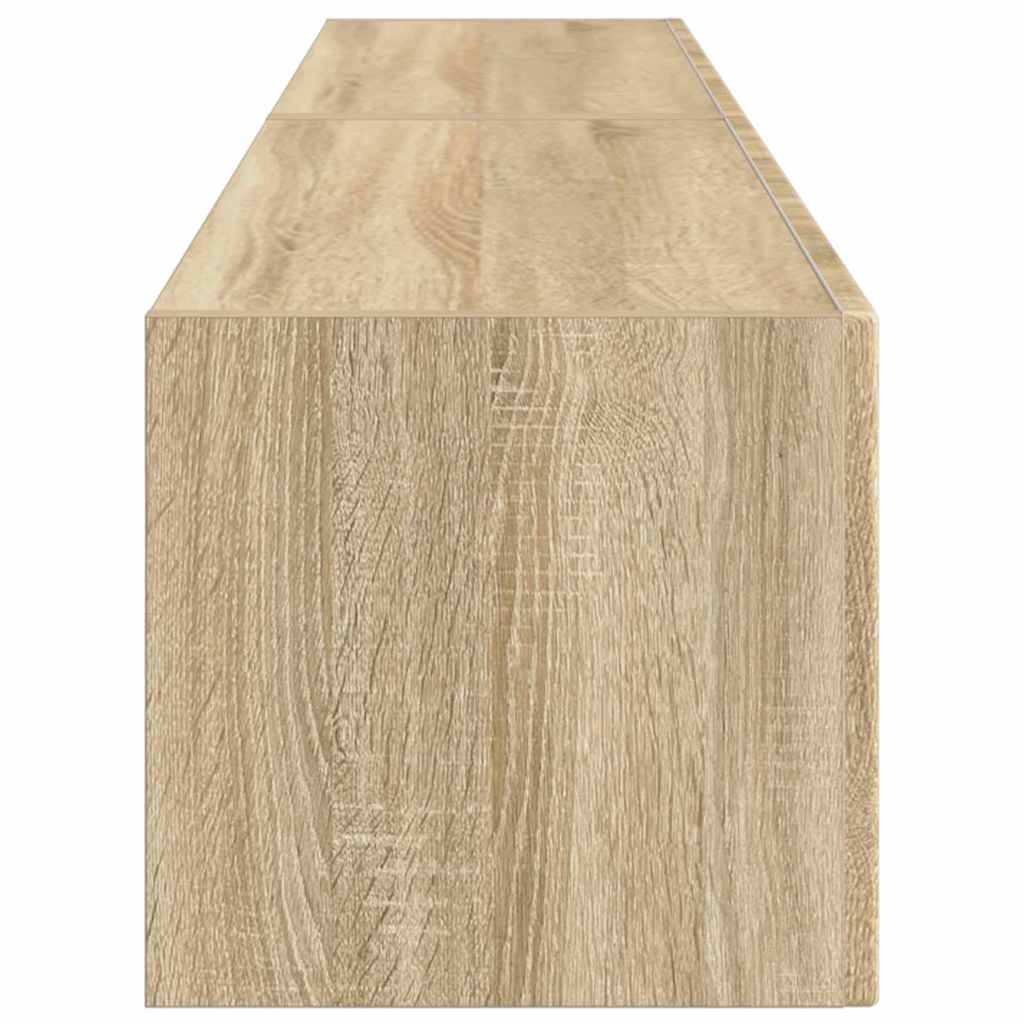 vidaXL TV-Wandschrank 2 pcs Sonoma 60 x 31 x 29,5 cm Holzwerkstoff