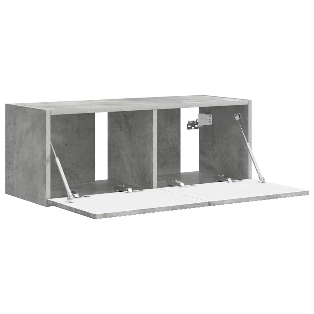 vidaXL TV-Wandschrank Beton 60 x 31 x 29,5 cm Holzwerkstoff