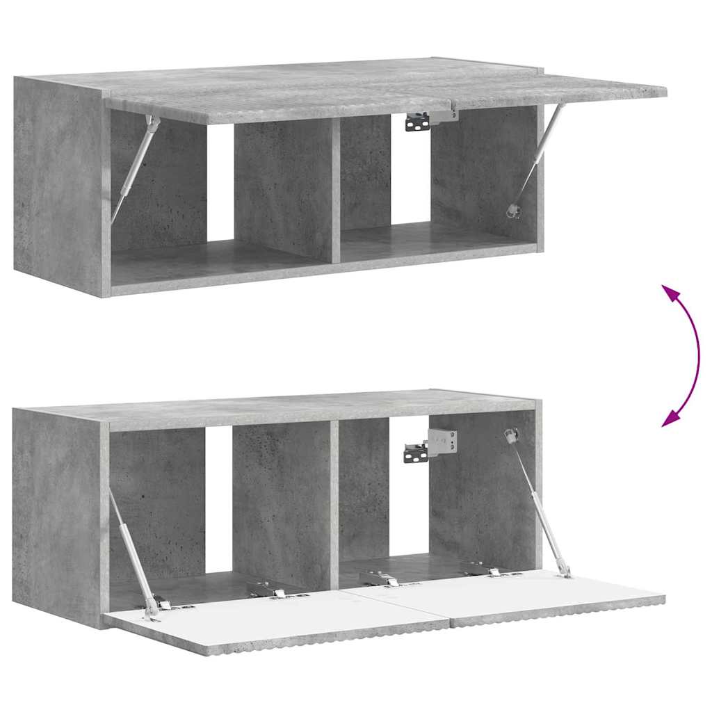 vidaXL TV-Wandschrank Beton 60 x 31 x 29,5 cm Holzwerkstoff