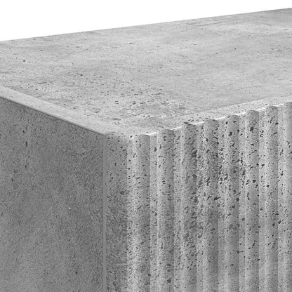 vidaXL TV-Wandschrank 2 pcs Beton 60 x 31 x 29,5 cm Holzwerkstoff