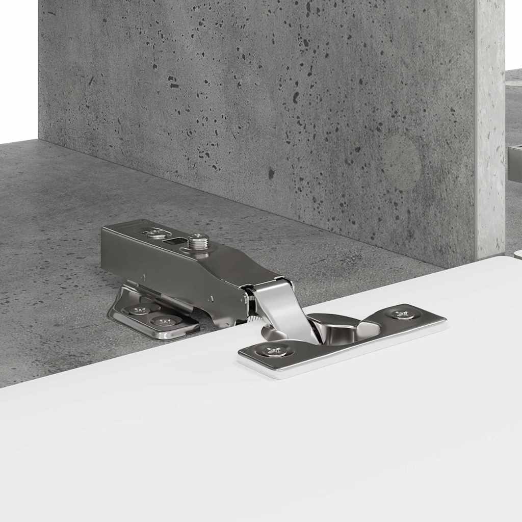 vidaXL TV-Wandschrank 2 pcs Beton 60 x 31 x 29,5 cm Holzwerkstoff