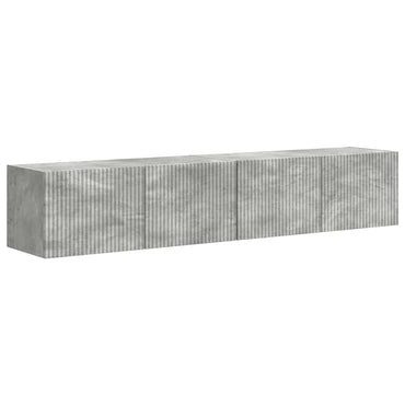 vidaXL TV-Wandschrank 2 pcs Beton 60 x 31 x 29,5 cm Holzwerkstoff