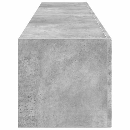 vidaXL TV-Wandschrank 2 pcs Beton 60 x 31 x 29,5 cm Holzwerkstoff