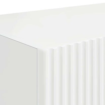vidaXL TV-Wandschrank Glänzend Weiß 60 x 31 x 29,5 cm Holzwerkstoff