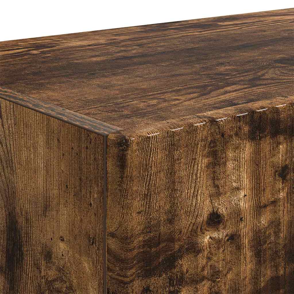 vidaXL TV-Wandschrank Wandmontiert Geräucherte Eiche 60 x 31 x 29,5 cm