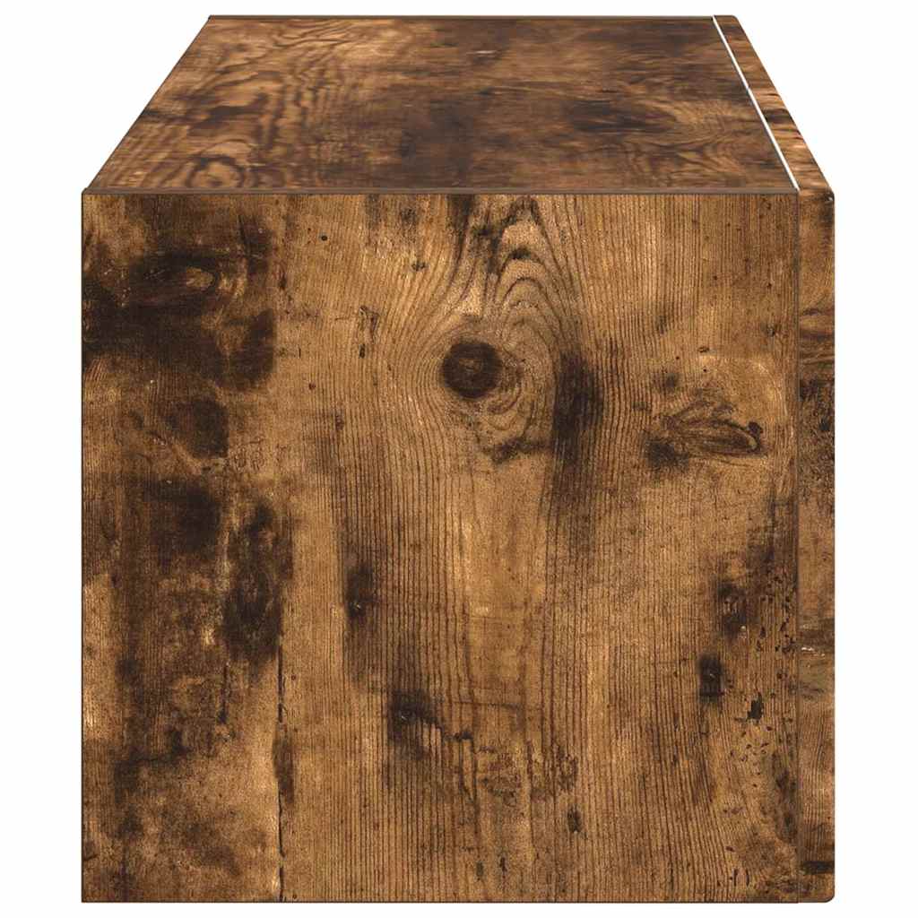 vidaXL TV-Wandschrank Wandmontiert Geräucherte Eiche 60 x 31 x 29,5 cm