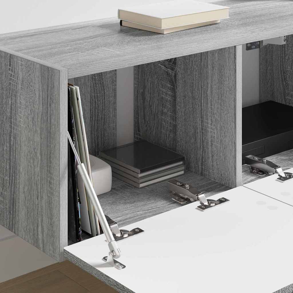 vidaXL TV-Wandschrank Graues Sonoma 60 x 31 x 29,5 cm Holzwerkstoff