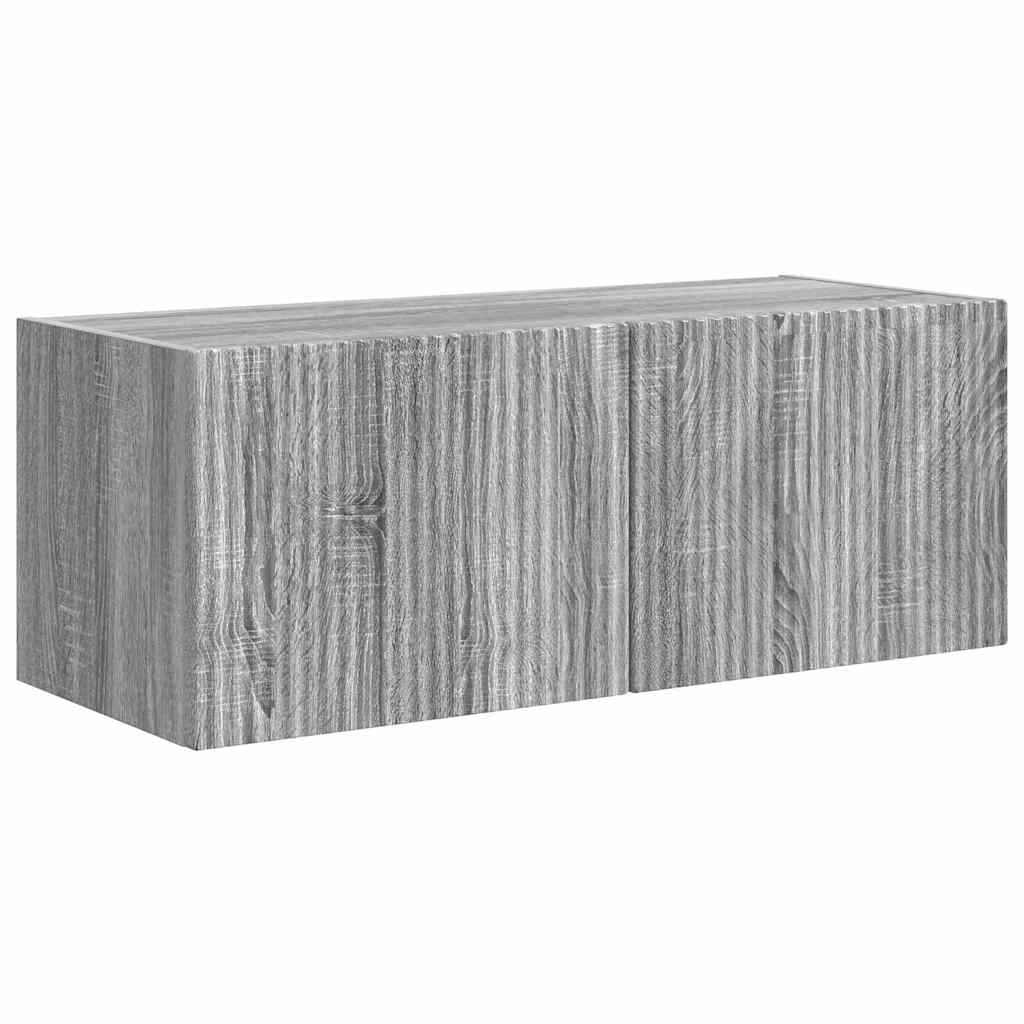 vidaXL TV-Wandschrank Graues Sonoma 60 x 31 x 29,5 cm Holzwerkstoff