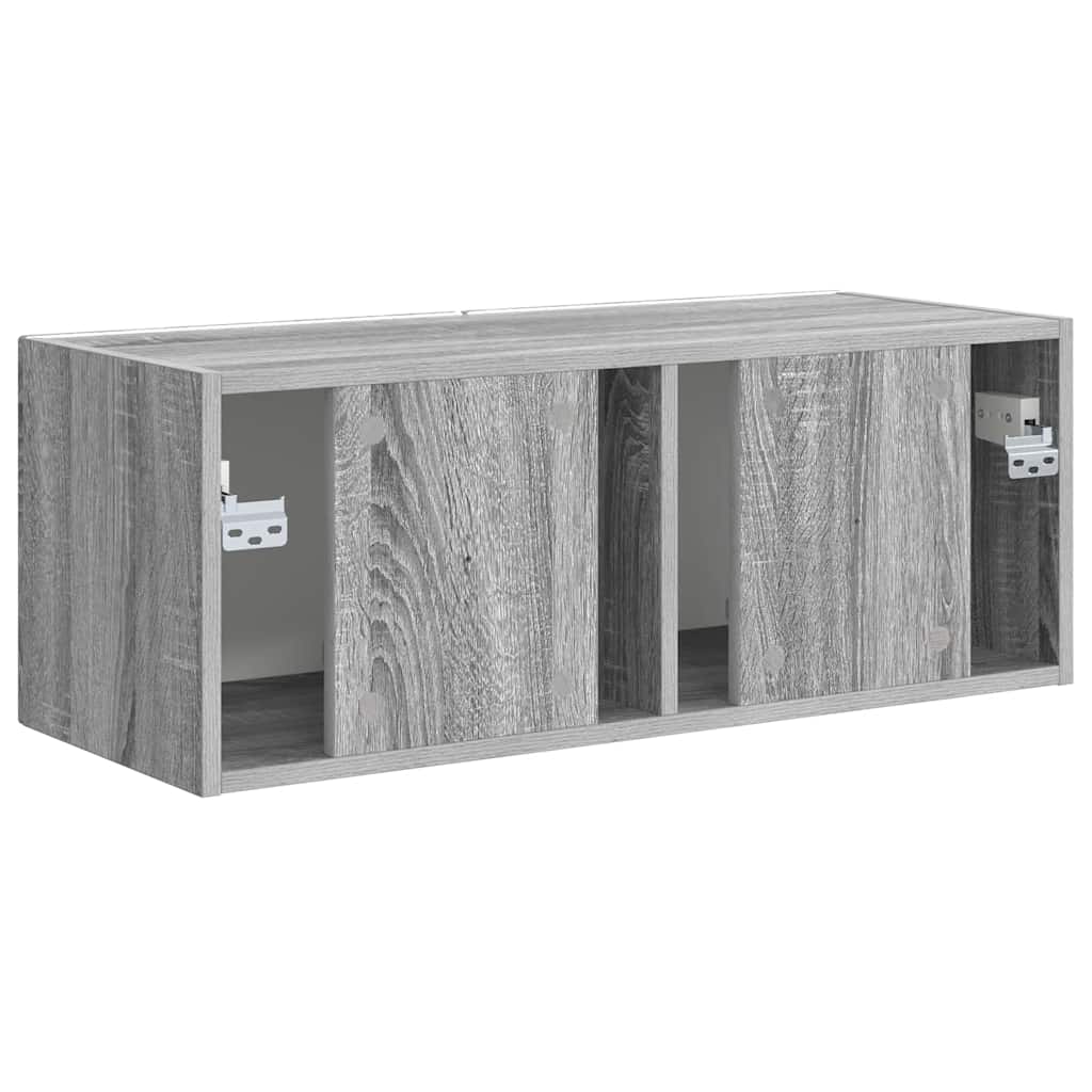 vidaXL TV-Wandschrank Graues Sonoma 60 x 31 x 29,5 cm Holzwerkstoff