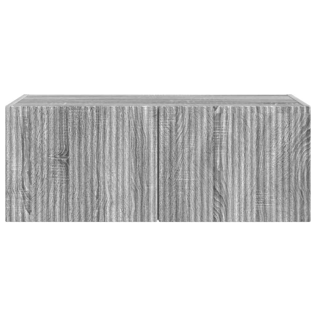 vidaXL TV-Wandschrank Graues Sonoma 60 x 31 x 29,5 cm Holzwerkstoff